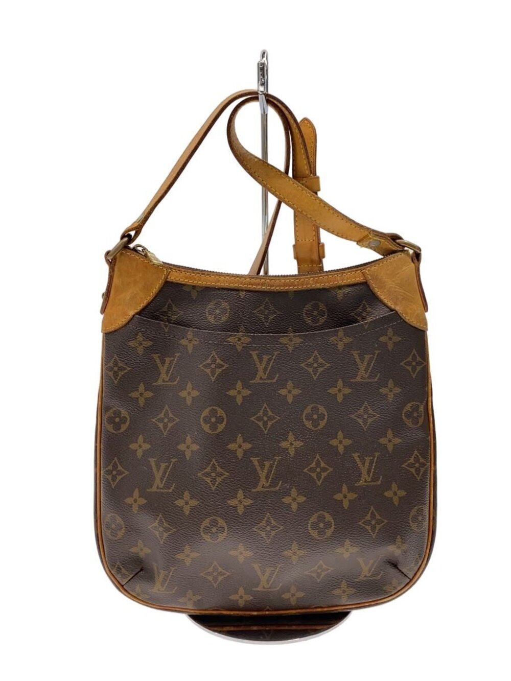 LOUIS VUITTON Odeon Monogram Canvas Leather Brown All over